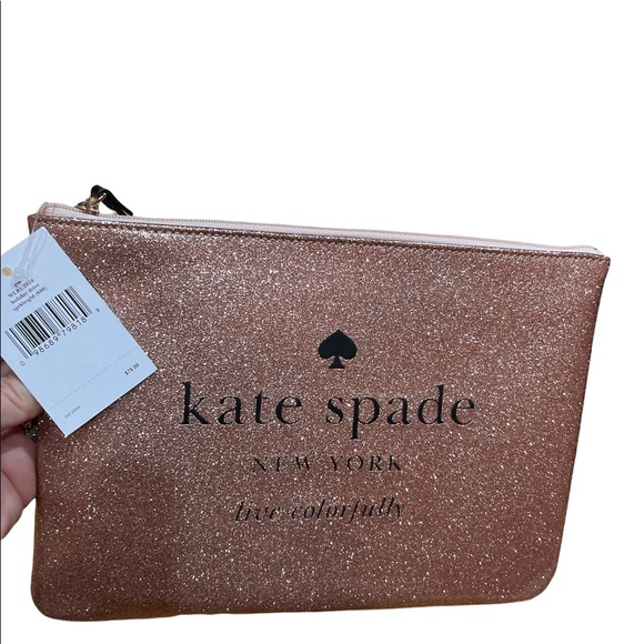 kate spade Handbags - Kate Spade New make up bag Gold